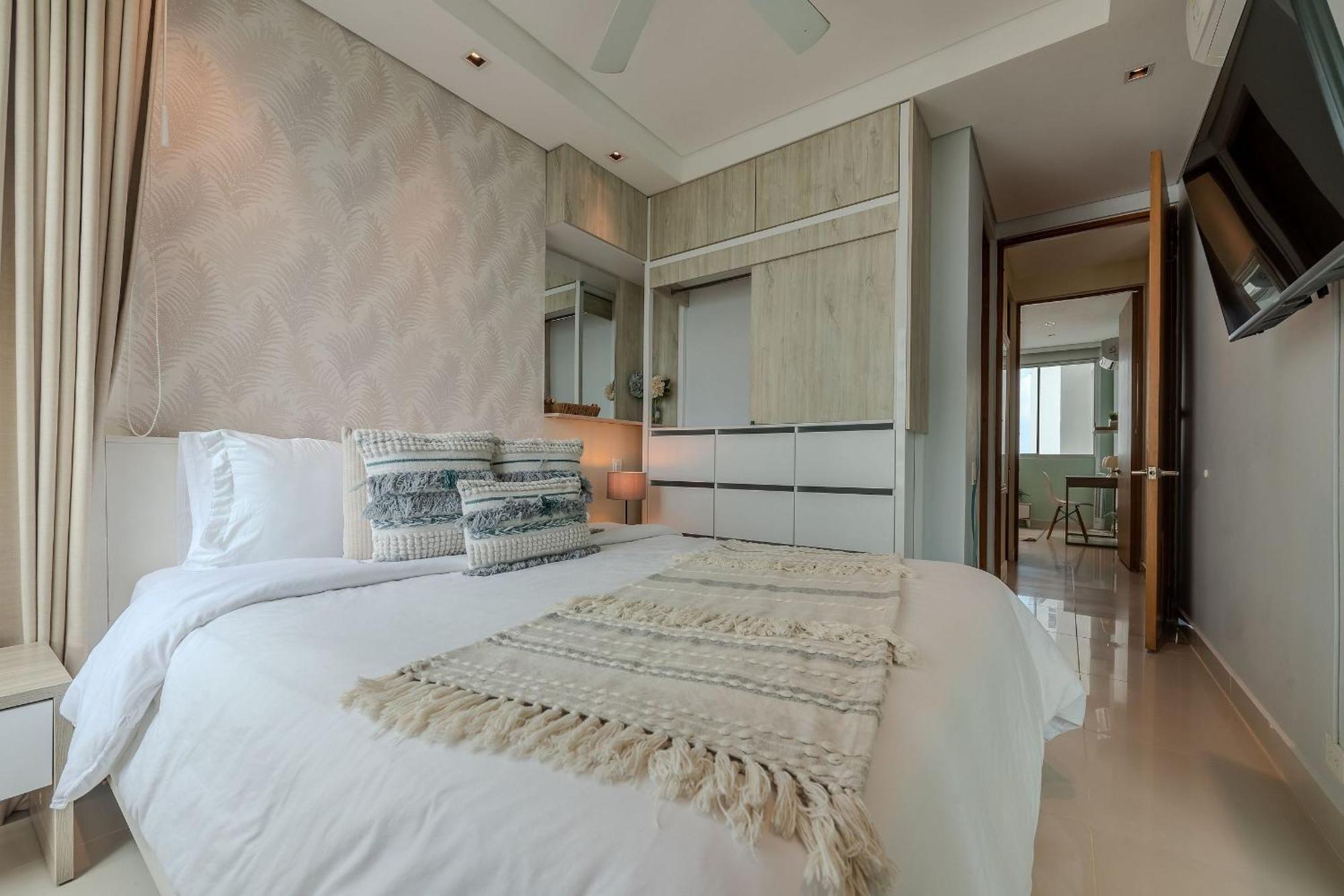 Con Vista Al Mar - Piscina En La Azotea - 2 + 2 Baños * Cartagena