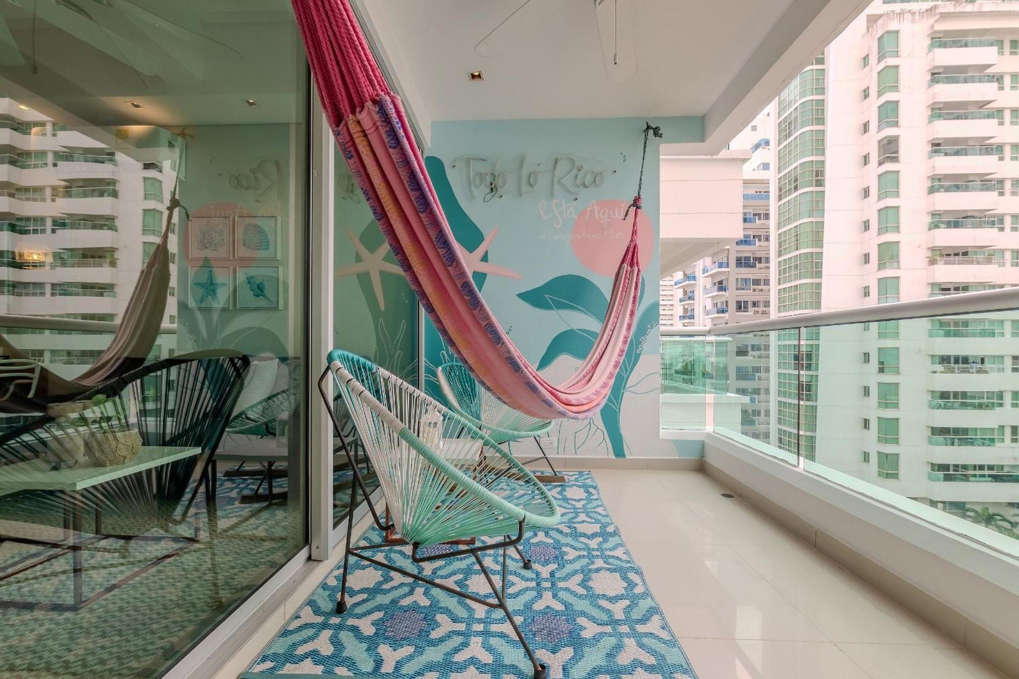 Con Vista Al Mar - Piscina En La Azotea - 2 + 2 Baños * Cartagena